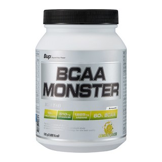 BUP BCAA몬스터 레몬맛 류신 아미노산 헬스 보충제 BCAA, 1개, 500g