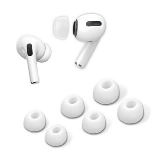 AirPods Pro2/Pro 替換矽膠耳塞保護套 (大中小3組入) 附專用收納盒, 1套, 3雙