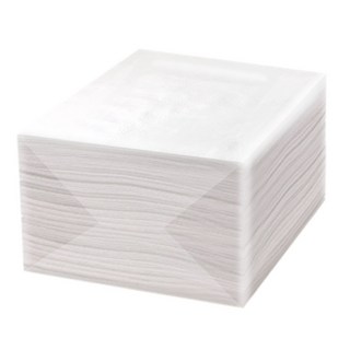 Hello 二折餐巾紙 17x17cm 紅白任選 900張, 白色, 1個