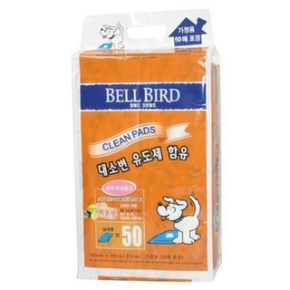 벨버드 애견 크린패드 레몬향 50매, 50개입, 3개