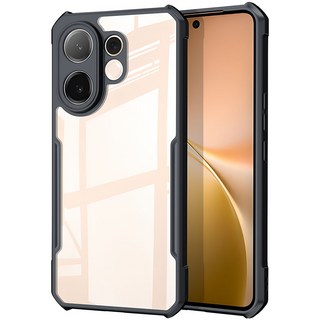 訊迪 XUNDD VIVO V60 甲蟲殼 四角氣墊防摔手機殼 (透亮黑)