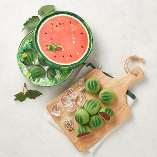 [생일선물 고급 디저트 간식 특산품]일본엔 도쿄바나나 한국엔 고창수박빵 28gx7개입, 7개