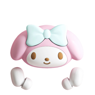 산리오 무선 블루투스 이어폰 블루투스 5.3 무선충전지원, 마이멜로디, CHA-BES21