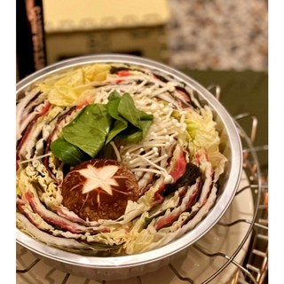 고기가좋다 밀푀유나베 밀키트 3~4인분 캠핑푸드 간편조리식품, 1개, 1kg, 밀푀유나베 3~4인분