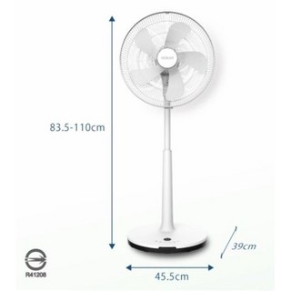 禾聯 16吋 智能變頻DC風扇 HDF-16AH510 變頻無線遙控立扇