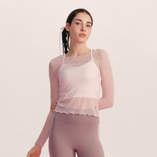 [백화점매장출고] 위뜨 풀오버 메쉬 긴팔티 HTWTL4I04T