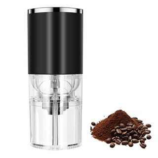 Shipshape 가정용 소형 커피 그라인더 전동핸드메이드커피머신 간편한 휴대, 1개, 블랙01