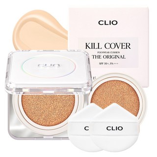 클리오 킬커버 파운웨어 쿠션 디 오리지널 기획세트+단독증정, 21N 리넨