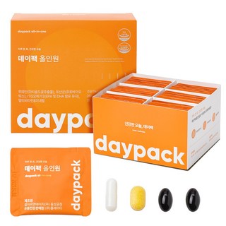 데이팩 올인원 유산균+오메가+루테인+멀티비타민+미네랄, 30회분, 1개