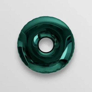 금속 도넛 식당 거실 호텔 모델 TV 배경 벽 스테인레스 스틸, 02 800mm, 04 Green