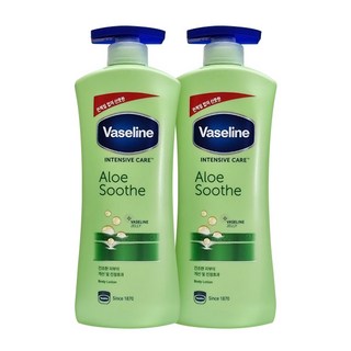 바세린 인텐시브케어 알로에수드로션(600ml)-2개 보습로션 바디로션 알로에로션, 600ml, 2개