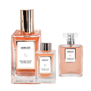 AROSE 아로즈 퍼퓸 타투 헤어오일 로즈골드 미용실 향기좋은 열보호 손상모 윤기 에센스, 1개, 100ml