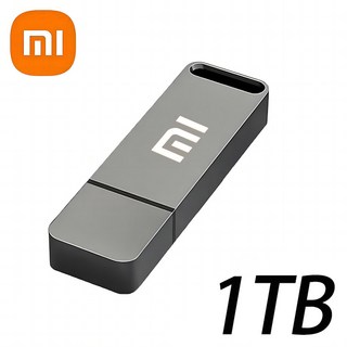 샤오미 호환 호환 6TB 플래시 드라이브 USB 3.2 고속 전송 SSD 대용량 금속 펜 드라이브 C 휴대용 메모리 방수 U 드라이브, 1개