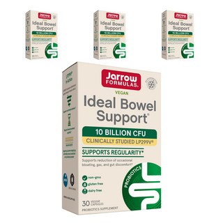 Jarrow FORMULAS 賈羅公式 Ideal Bowel Support益生菌素食膠囊, 30顆, 4盒