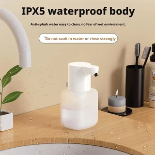 장애인어르신전동차 펀치프리 설치 자동 감지 거품 세제 젤 액체 벽걸이 대용량 스마트 비누 디스펜서, 04 WHITE FOAM