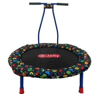 Jolly JL-1001 兒童可攜折疊彈跳床 新款2種可選, 怪獸派對, 1個