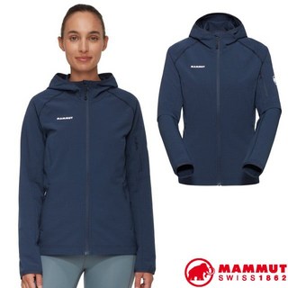 MAMMUT 長毛象 女 輕量保暖防風 連帽針織外套 Madris Light 登山中層夾克 風衣