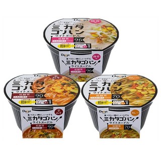 DeLiet 델릿 곤약라면 저칼로리라면 3종세트 돈코츠 카라미소 카레