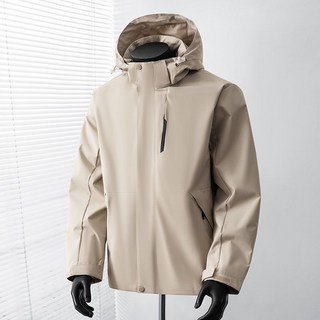 單層戶外風衣外套 男款夾克 登山情侶款衝鋒衣