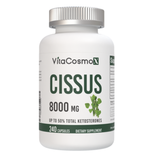 VitaCosmoX LongLifeNutri 미국 Cissus Quadrangularis 시서스 8000mg, 1개, 240정