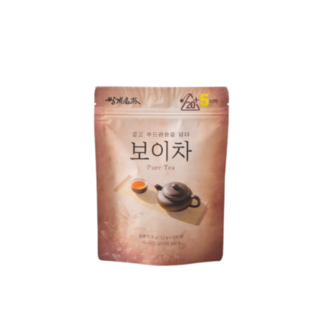 쌍계명차 보이차 파우치, 1.2g, 25개입, 1개