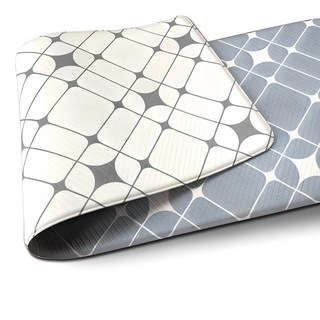 양면 pvc 국산 주방 다용도 매트 세트 중형 대형 특대형 초특대형 싱크대 발매트 욕실 현관 부엌 키친 125 150 롱 180 북유럽 형 방수 화장실 러그 바닥 쿠션 원빈산업, 디자인선택 : 02.화이트샤인+그레이샤인, 1개