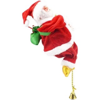 예쁜 장식 줄타기 담장타기 구슬타기 피규어 인형걸이 전동 장난감 크리스마스 장식 세, 1개