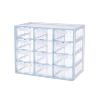 시스맥스 UP 시스템 멀티박스 12단 정리함 데스크, 그레이, 1개