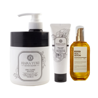 하라유키 원클리닉 신데렐라 크리닉 녹은 머리 복구 트리트먼트 500g+ 100g, 600ml, 2개