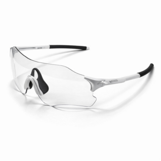 매트릭스 스포츠 변색 무프레임 선글라스 고글, 1개, 화이트그레이블랙변색