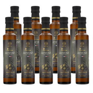 올리아베 엑스트라버진 산도0.2 프랑스 아르베키나 냉압착 올리브오일, 9개, 250ml