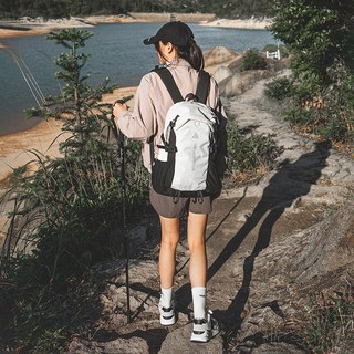 BLACK K7 등산가방 경량 등산배낭 여행용 백팩, 블랙화이트