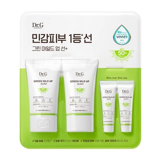 Dr.G 닥터지 그린 마일드 업 선크림 50mlx2 10mlx2, 50ml, 2개