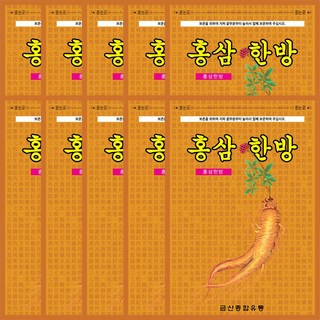 홍삼 한방 패드, 10개, 20개입