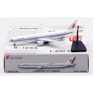 AV4296 1/400 B-1266 Air China Boeing 777-300ER 飛機模型, 1個