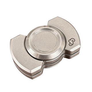 金屬指尖陀螺 磁力推牌 減壓玩具 療癒小物, 銀色-合金炸裂款,炫酷禮盒裝, 1個