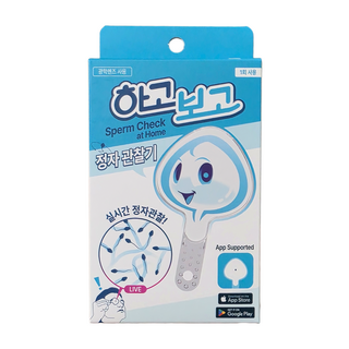 하고보고 정자 관찰기 남성 가정용 정액 관찰 검사 정자 테스트 키트 정자 테스트기, 1세트, 1개입