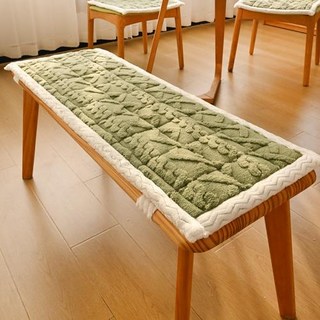 레이스 업 의자 좌석 소파 베이 창 쿠션이있는 멀티 사이즈 플러시 벤치 쿠션 레스토랑 정원 벤치 좌석 스윙 시트 패드, 35x180cm, 55)04