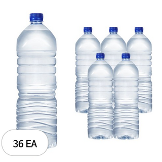 아임에코 가벼운샘 무라벨, 2L, 36개