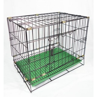 優旺寵物 台灣製 活動折疊式寵物籠 狗籠 貓籠 兔籠, 1個, 1.5尺(附綠色塑膠底盤)