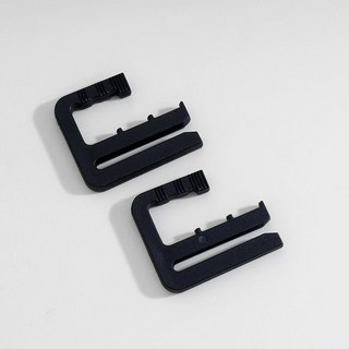 收腰固定夾卡扣 牛仔褲腰圍改小縮小收緊褲子褲頭神器 免縫無痕扣子, 黑色【2個裝】, 1個