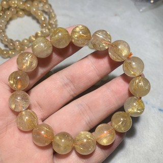 【琳瑯齋】消災防小人 天然金髮晶手鏈 水晶手串 金髮晶手鏈 巴西貓眼鈦晶手鏈 貓眼鈦晶手鏈