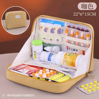 新品帆布醫藥包家用藥物收納包大容量學生醫護醫用藥品急救包