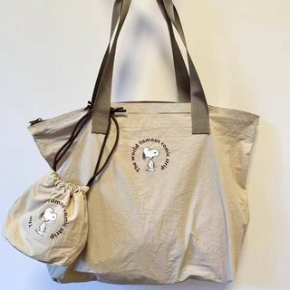 史努比旅行袋 可套拉桿箱行李包 可折疊購物袋 便攜輕便 2025新款日系