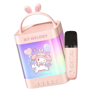 산리오 패밀리 시리즈 블루투스 마이크 + 스피커 세트, LX-823(마이멜로디)