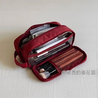 比99%的化妝包都好用!無印同款化妝包大容量2025新款分區收納包