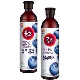 블루베리 청정원 홍초 대상 900ml x 2개