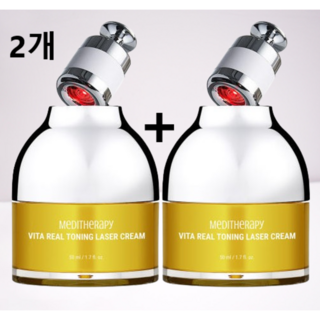 메디테라피 비타 토닝 레이저 크림 100ml 후기증명 검증효과 잡티, 2개, 50ml