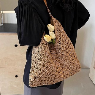여성 그물백 바캉스비치백 유니크한숄더백 여름 가방 에코백 대용량 토트백