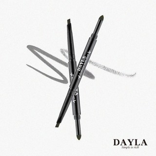 DAYLA黛樂美妝 超立體雙效眉粉筆(3色 眉粉0.2g 眉筆0.3g )，持久顯色，自然柔和，新手適用, 1個, #2 自然咖, 自然咖
